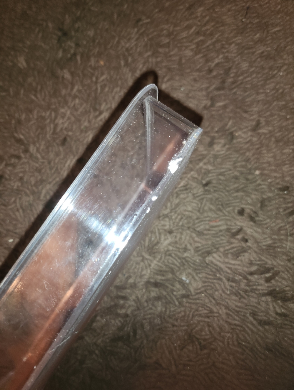 Clear Rectangular Acrylic Tray - Transparent - Picture 5 of 5